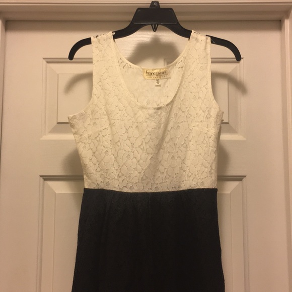 Francesca's black and white dress size Medium - Picture 2 of 6
